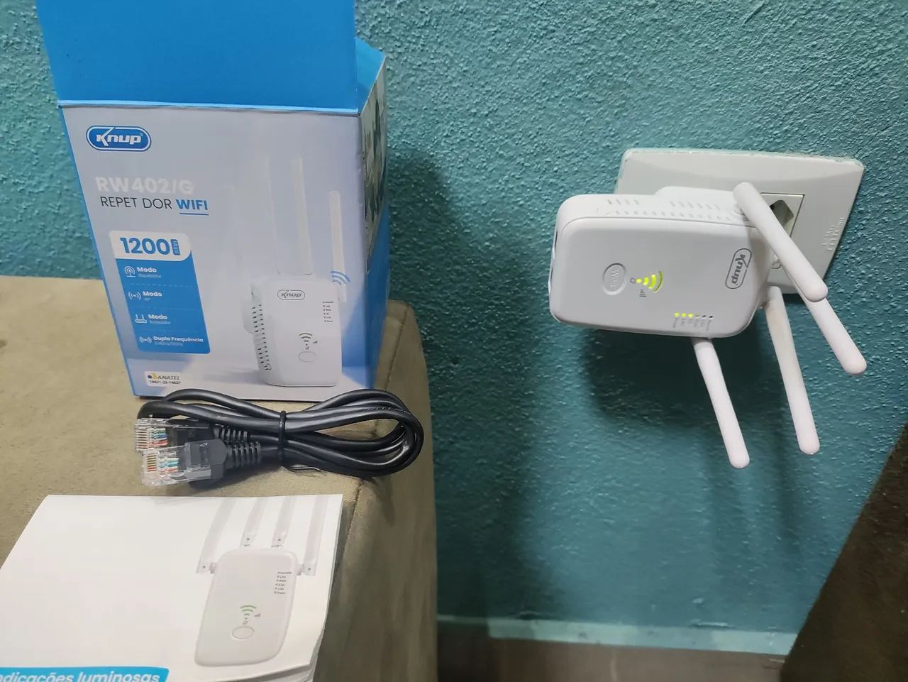 Repetidor wi-fi knup 402/G modem - Foto 4