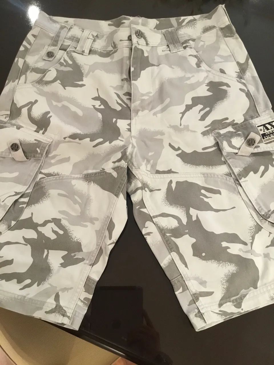 BERMUDA ARMANI EXCHANGE CARGO CAMUFLADA ORIGINAL 