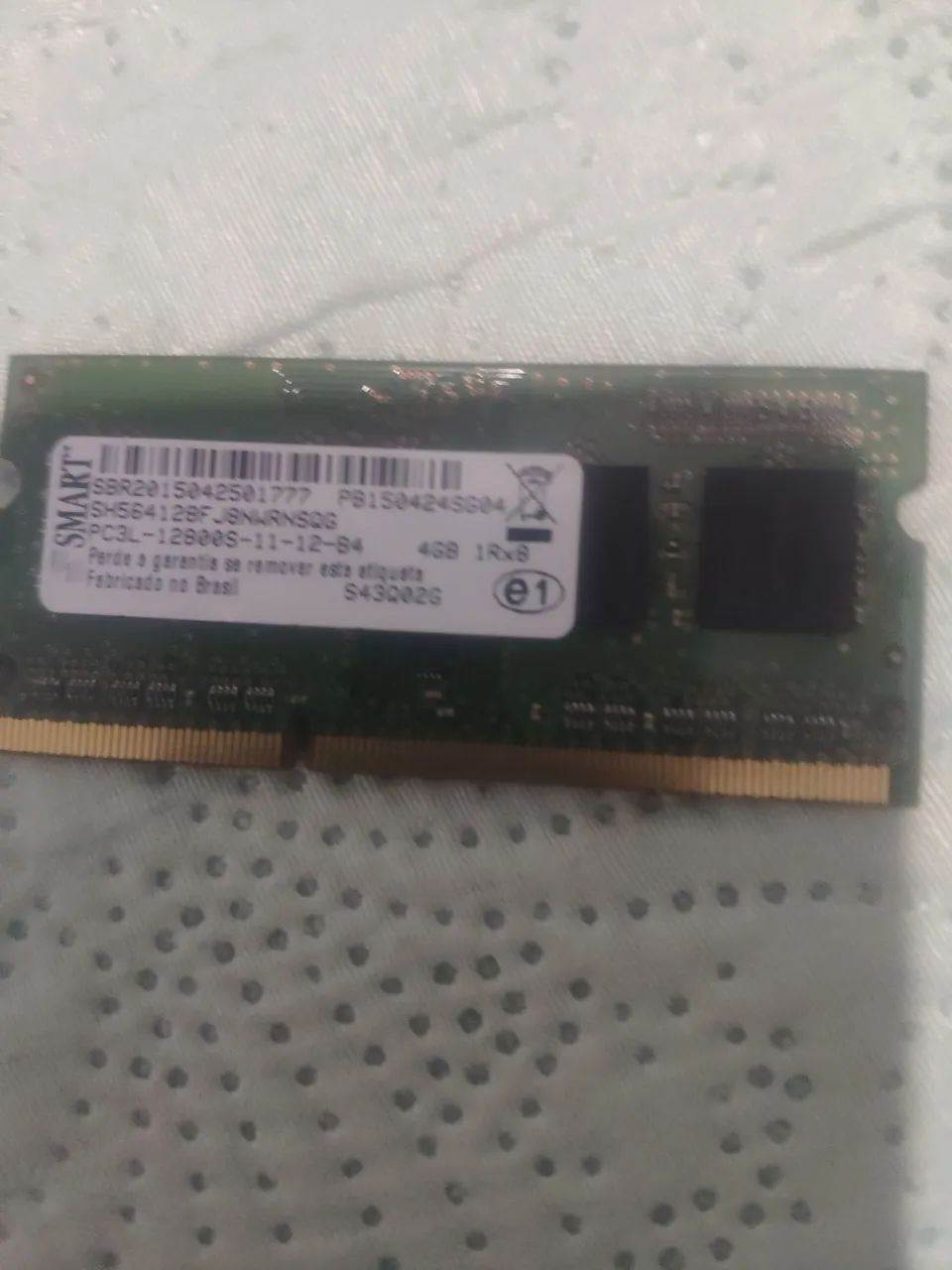 4GB DDR3 1Rx8 Laptop Memory64312627050241120