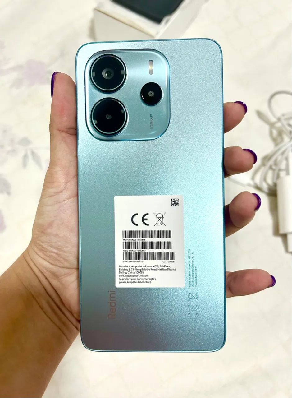 Xiaomi Redmi Note 14 4G 256GB 8GB RAM Global e Desbloqueado Ocean Blue (S/ NFC)