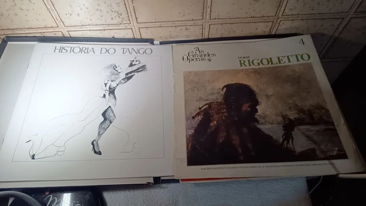 A"História do Tango" em 3 Lps,caixa boxs,gravações originais com encarte ilutrado,de 1979 - Foto 5