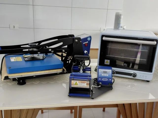 Oportunidade! Kit Sublimação Completo com Forno 3D e Prensas Live Sub