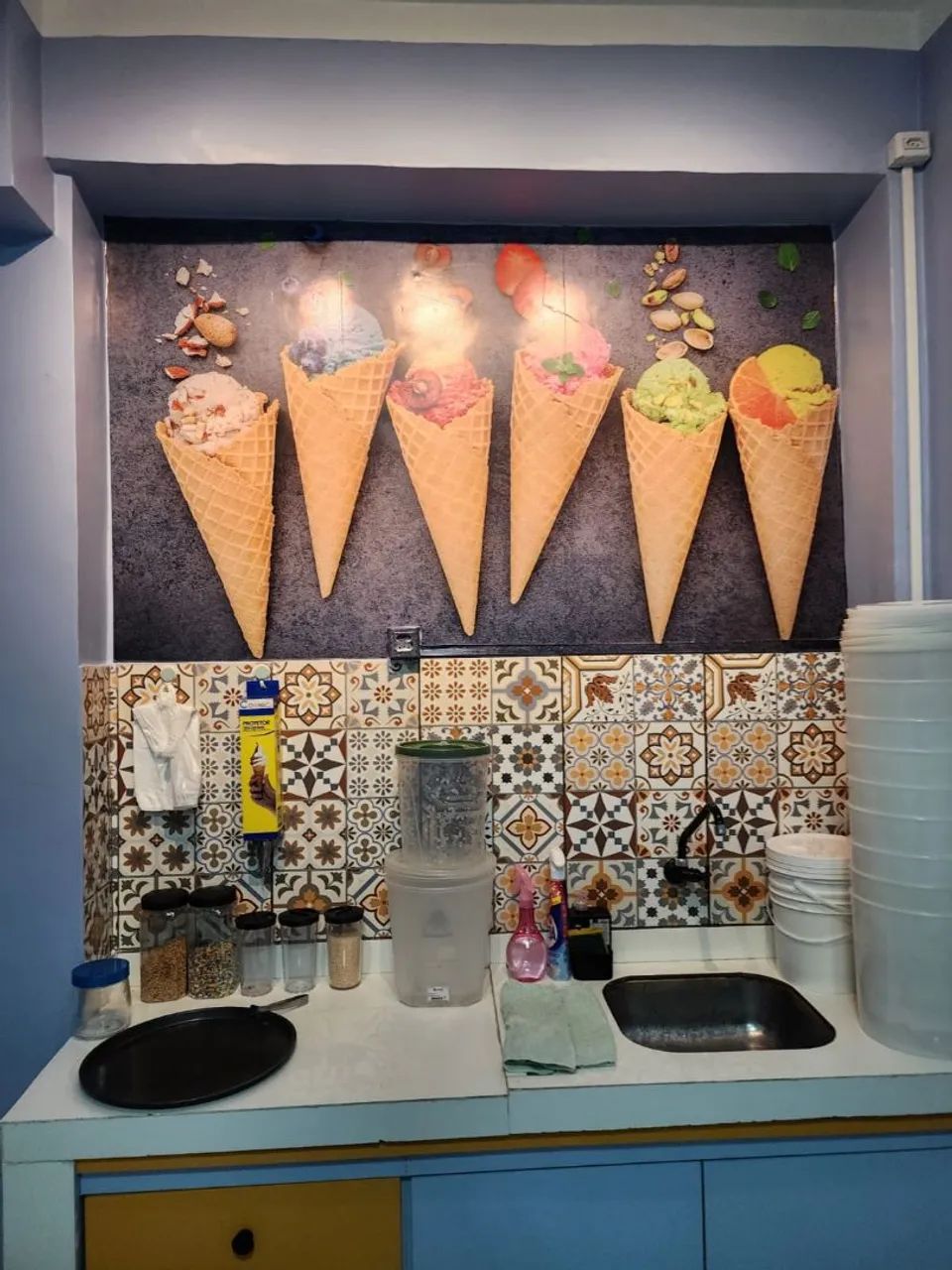 Passo ponto montado- Sorveteria Tutti-Frutti - Foto 4