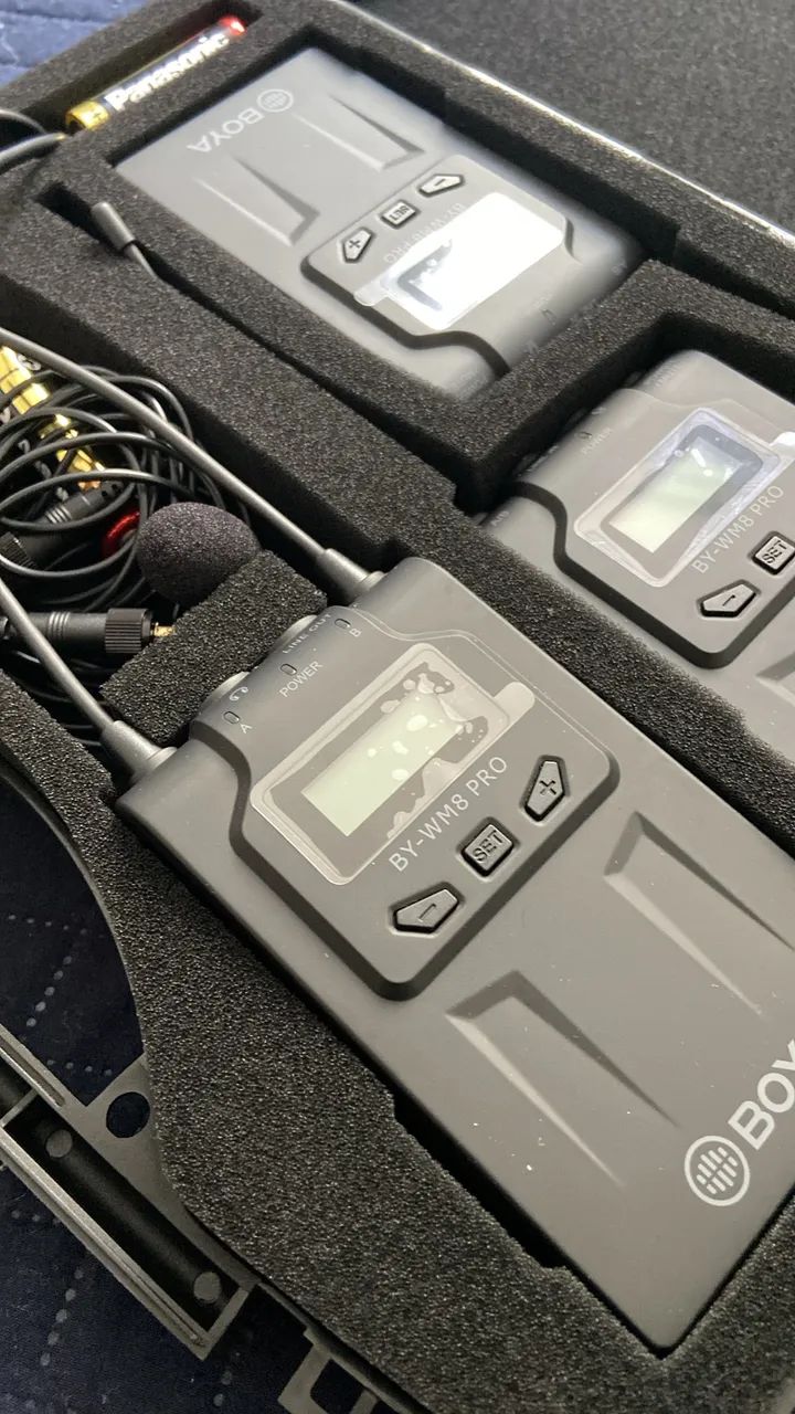 Microfone Boya BY-WM8 Pro-K2 NA CAIXA!64520779443585121