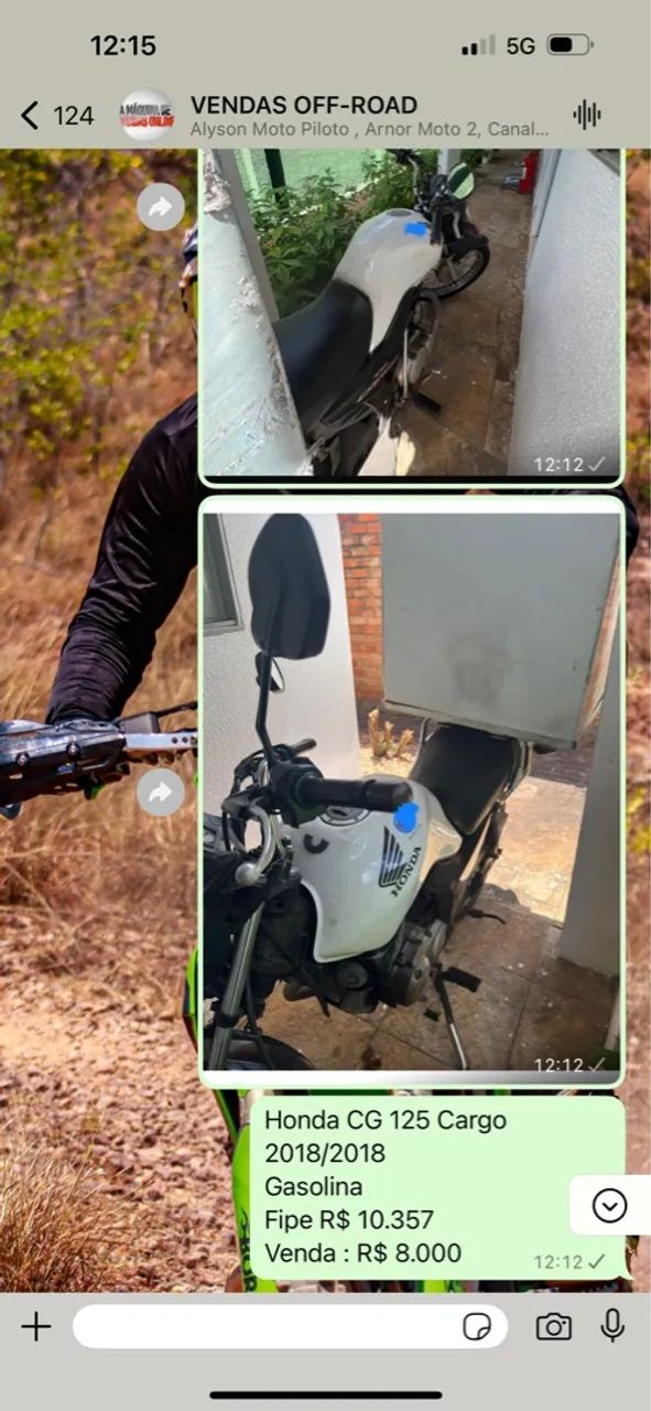 Vendo Cg 125 Cargo 