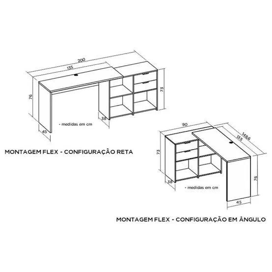 Escrivaninha moderna com design elegante - Foto 5