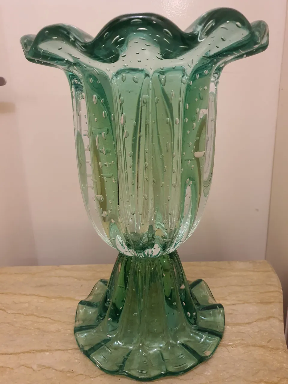 VASO DE CRISTAL DE MURANO