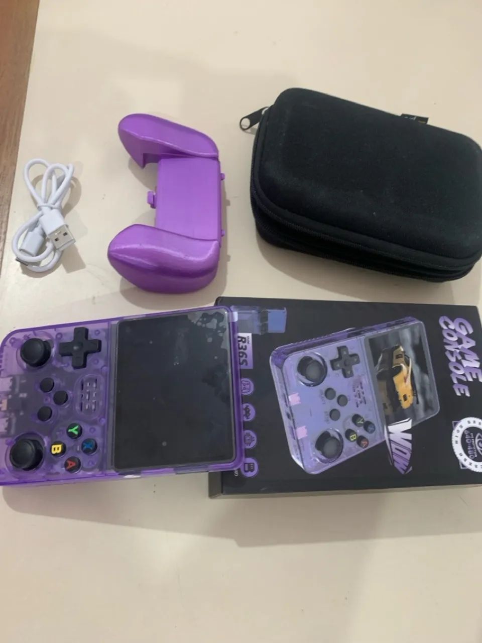 Vendo Videogame Console Retro Portátil R36s + case e kit completo - Foto 5