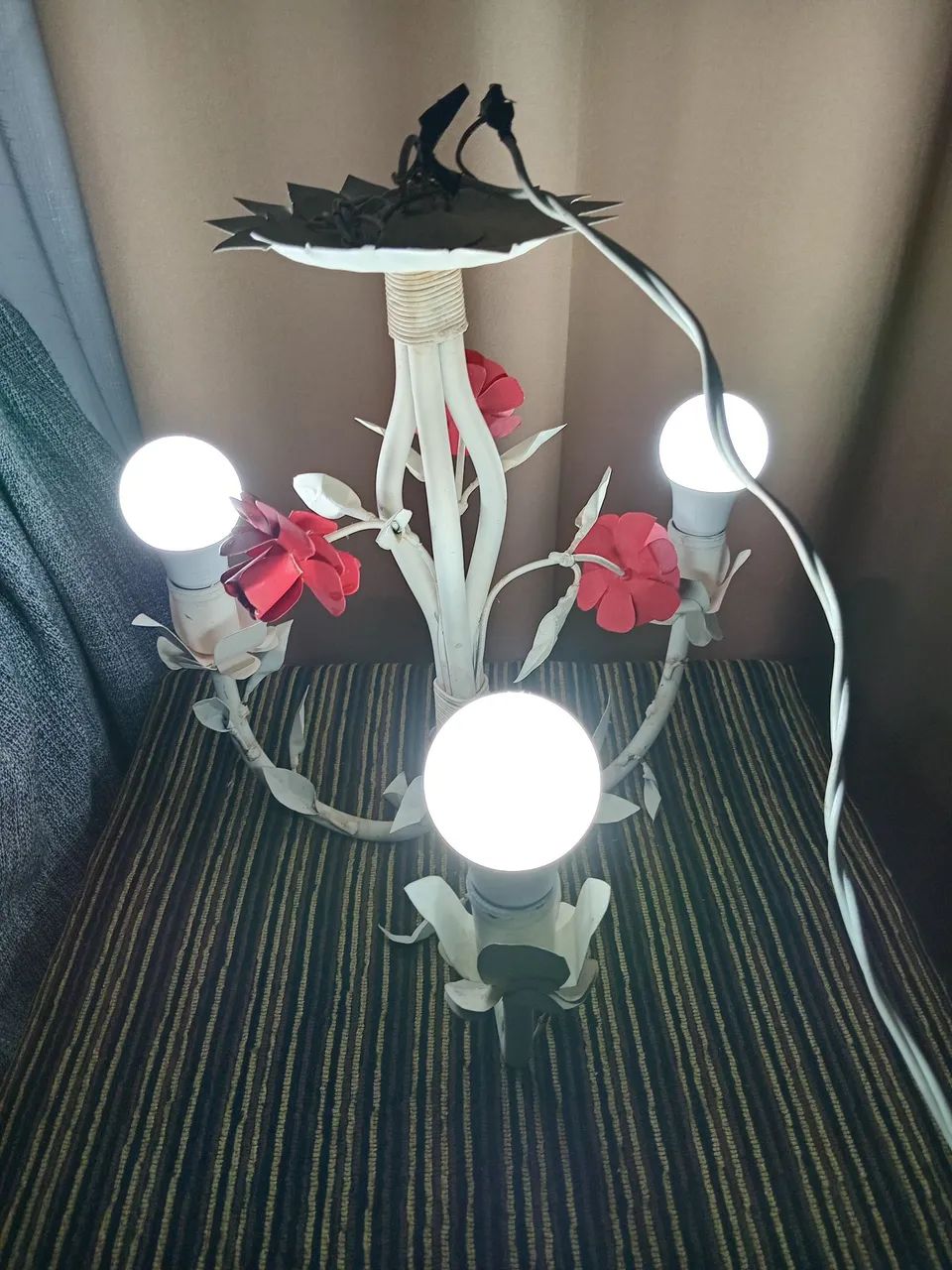 Lustre Decorativo Floral Vintage - Foto 4
