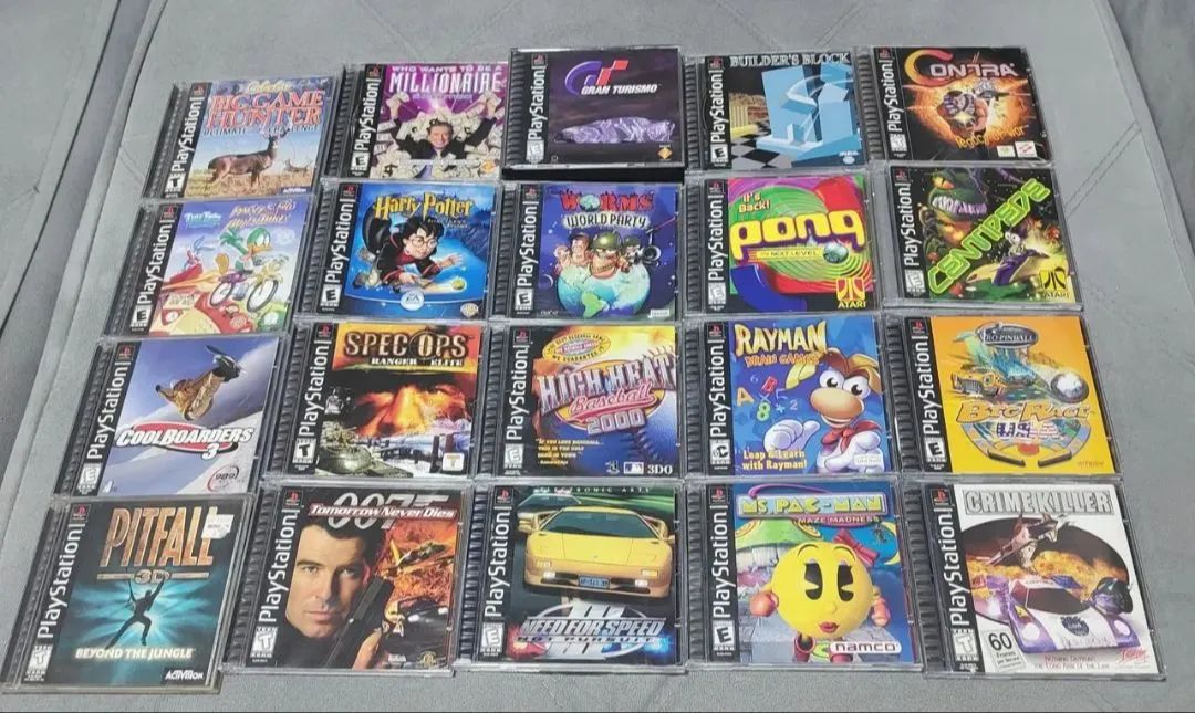 Jogos originais para Playstation 1 