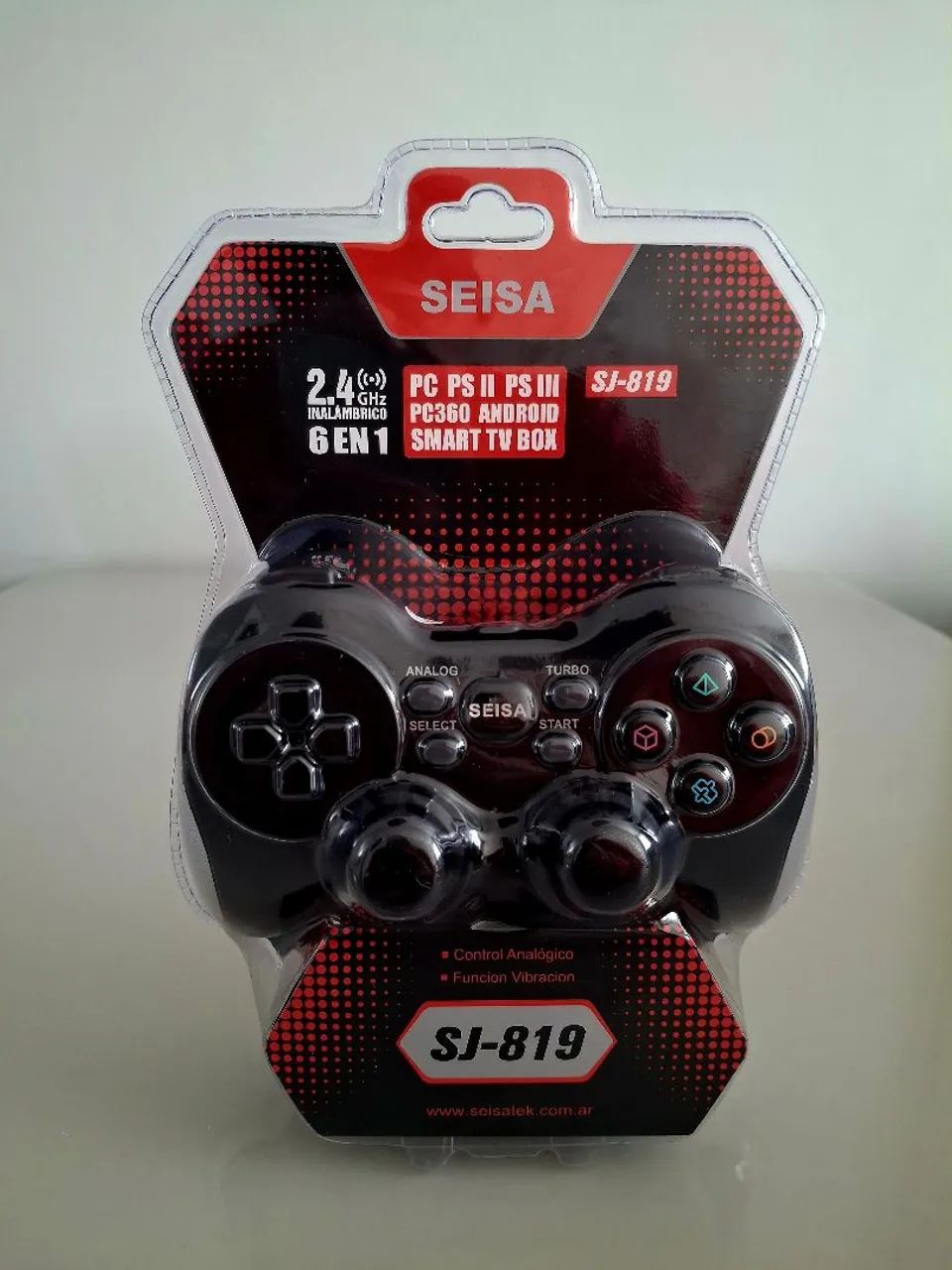 Controle Joystick sem fio para Android PC PS2 PS3 Xbox 360 SEISA SJ-81965734679358850121