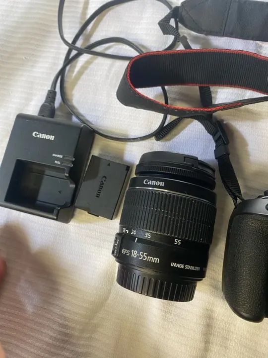 Câmera Canon + Lente 18-55mm - Foto 5