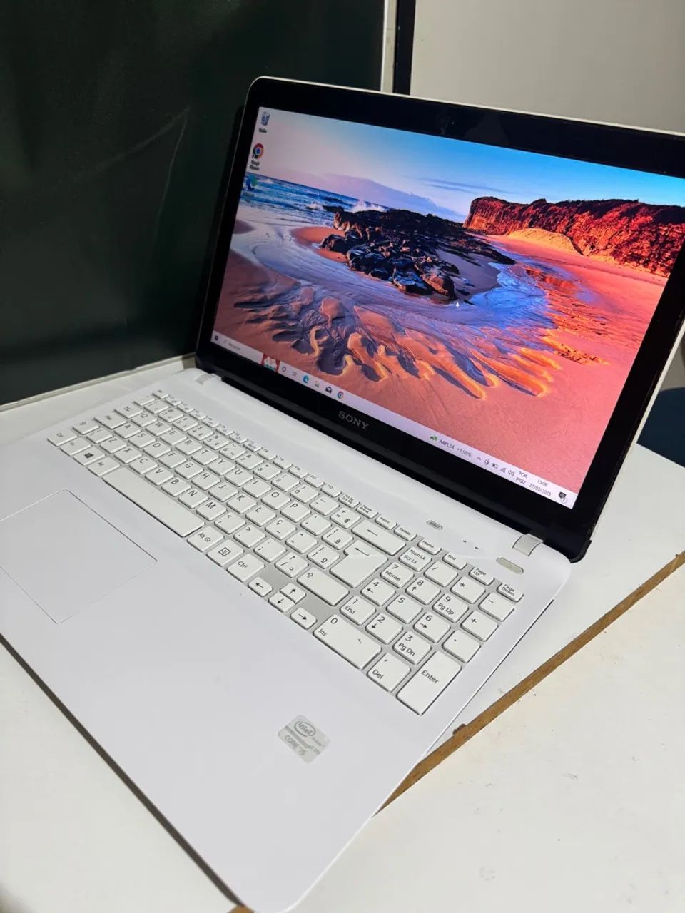 Notebook VAIO branco - impecável - Foto 4