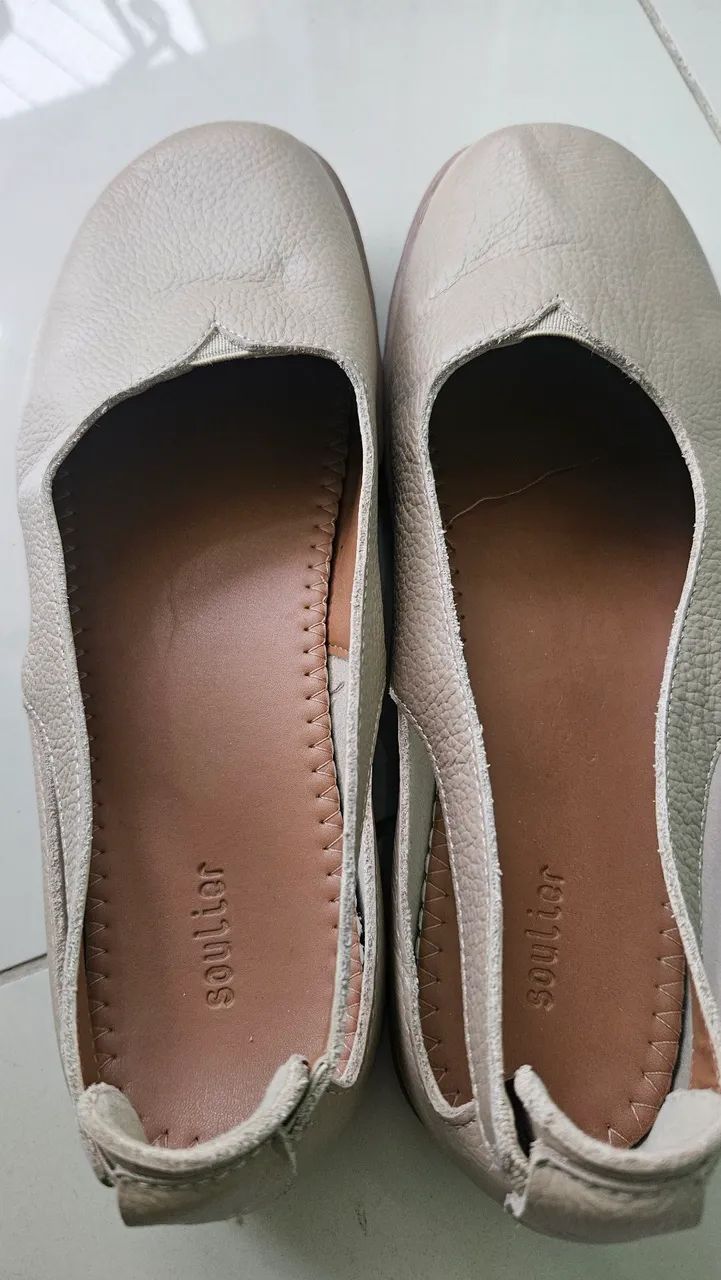 Sapatilha Couro Soulier  - Foto 2