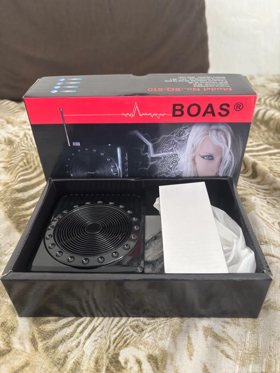 Gravador de áudio BOAS BQ-810 - Novo na caixa!