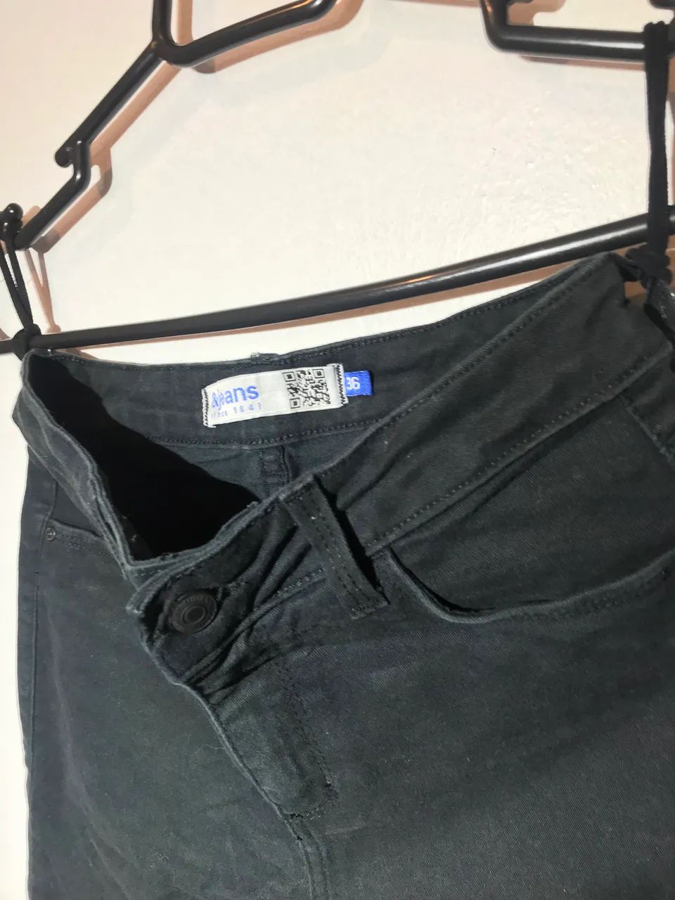 bermuda preta jeans - Foto 2