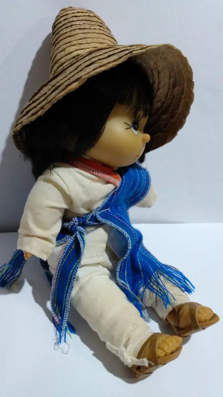 Boneco antigo traje típico mexicano - Foto 3