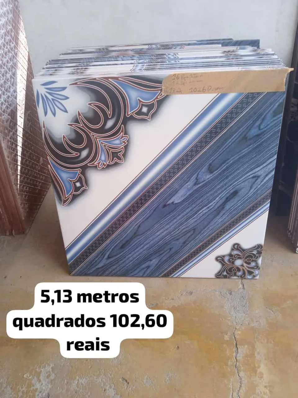 Pisos de Porcelanato Decorados - 5,13m²