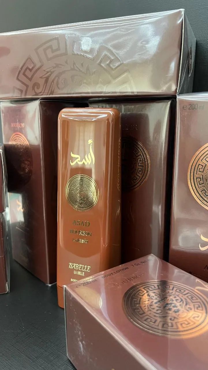 Asad Bourbon Body Lotion 200ml ( lacrados) - creme Isabelle La Belle - Foto 3