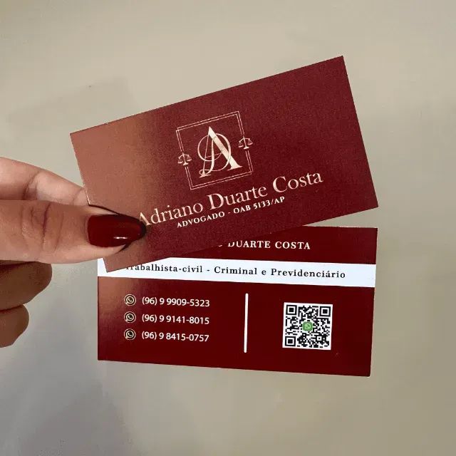 Promoção imperdível! 5000 cartões de visita frente e verso - Foto 2