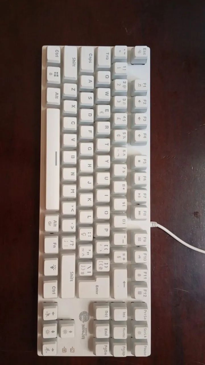 Teclado gamer ninja leap branco - Foto 3