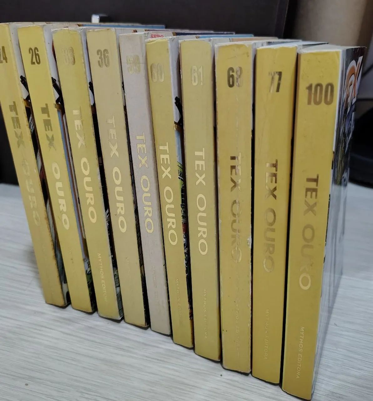 Gibis TEX coleção Ouro, números raros. Venda avulsa.