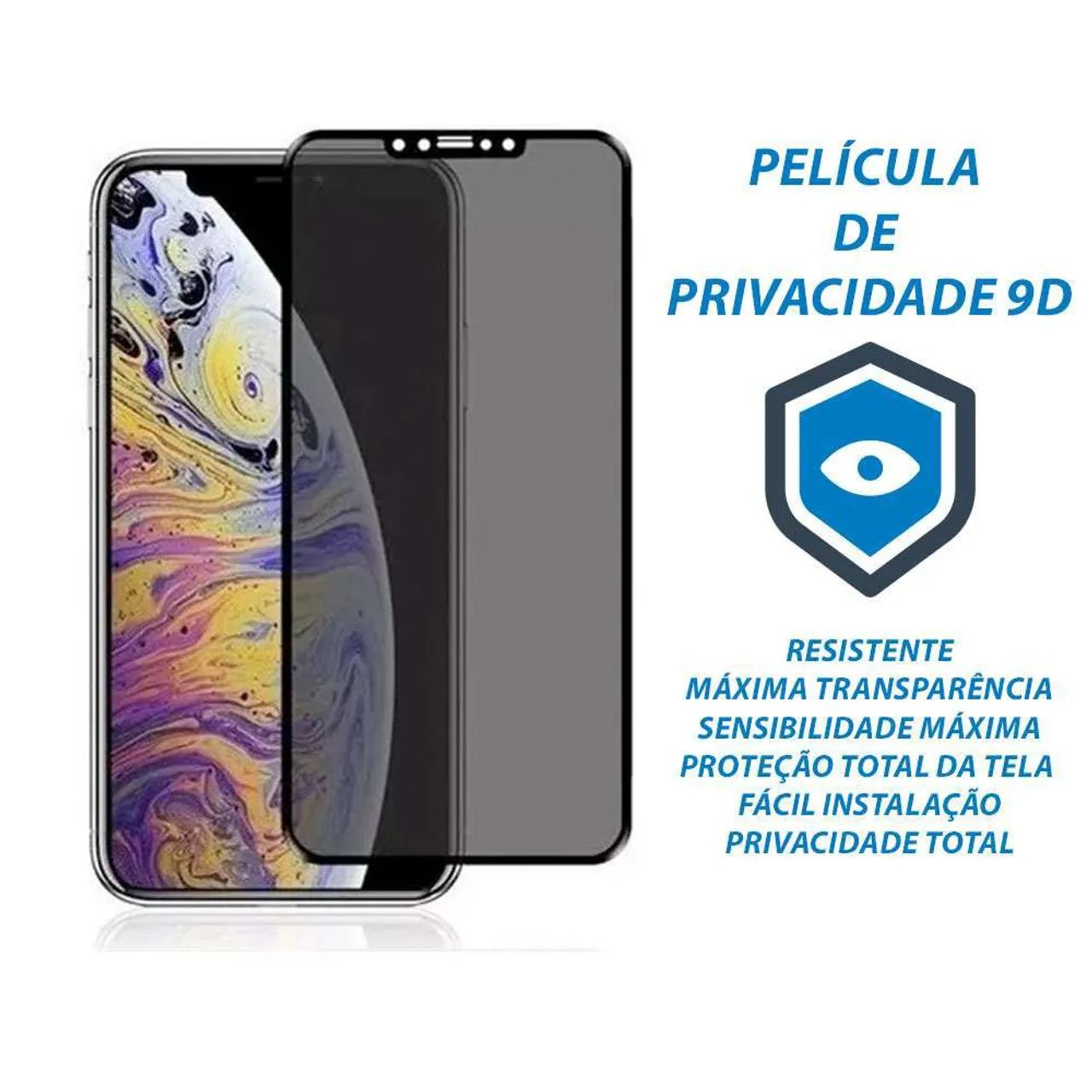 Película  vidro Privacidade para iPhone  privacy - Foto 3