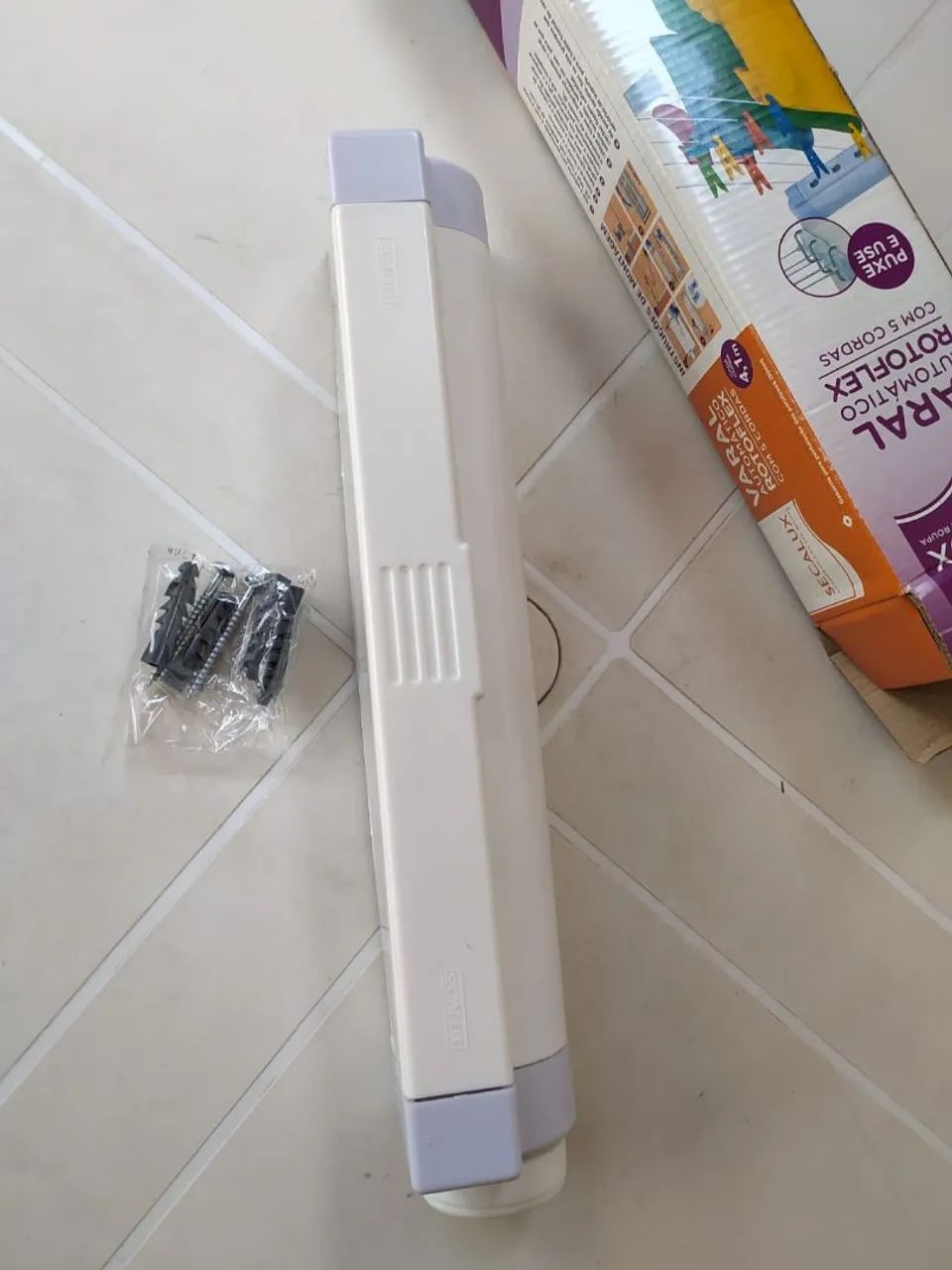 Varal Automático Rotoflex Secalux - 5 Cordas  20,5 metros - Foto 2