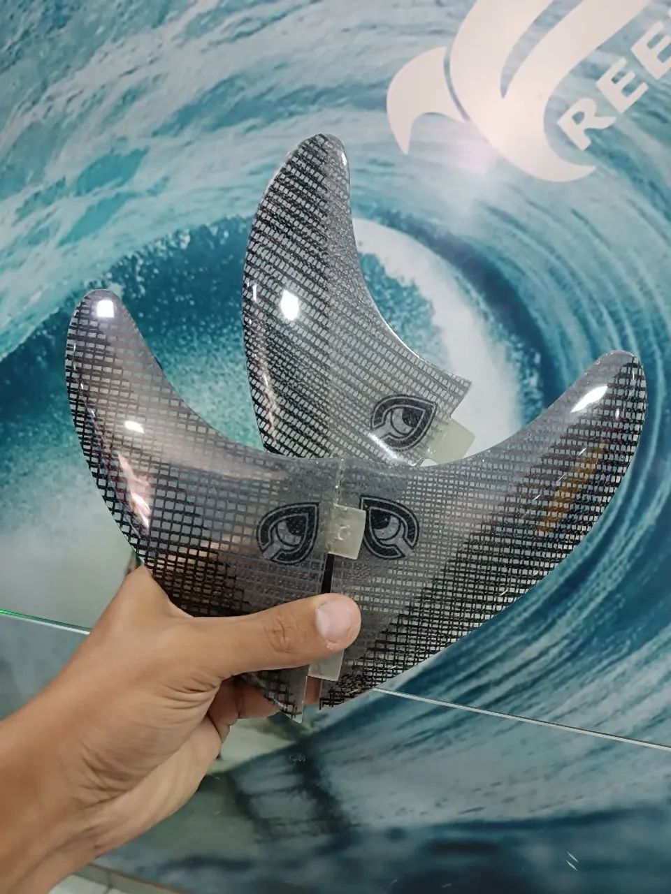 Jogo de Quilhas para Prancha de Surf - Design Exclusivo - Foto 3