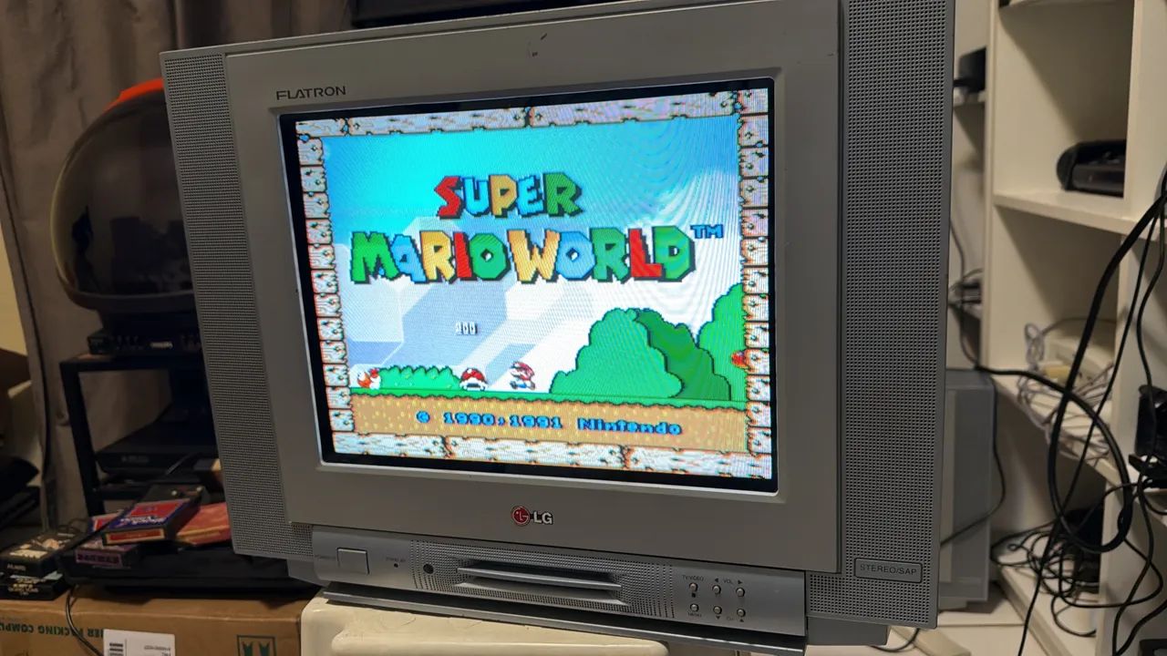 Tv RetroGamer LG CRT 15 polegadas com mod vídeo componente  - Foto 3