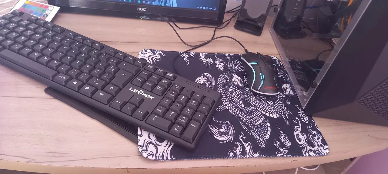 Kit Teclado e mouse + mausepad - Foto 2