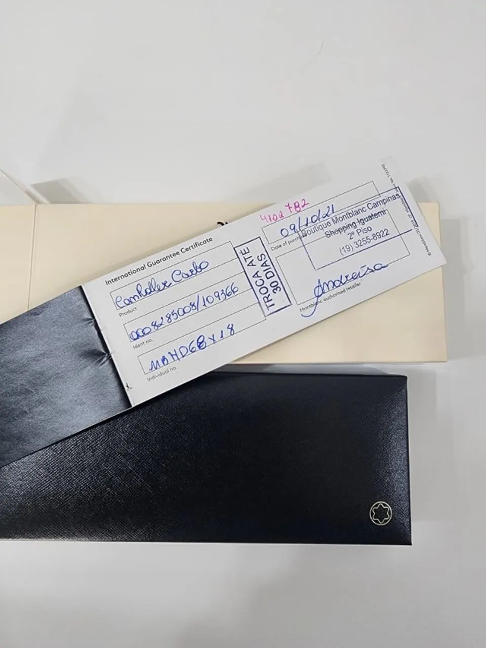 Caneta Mont Blanc com garantia e certificado - Foto 3