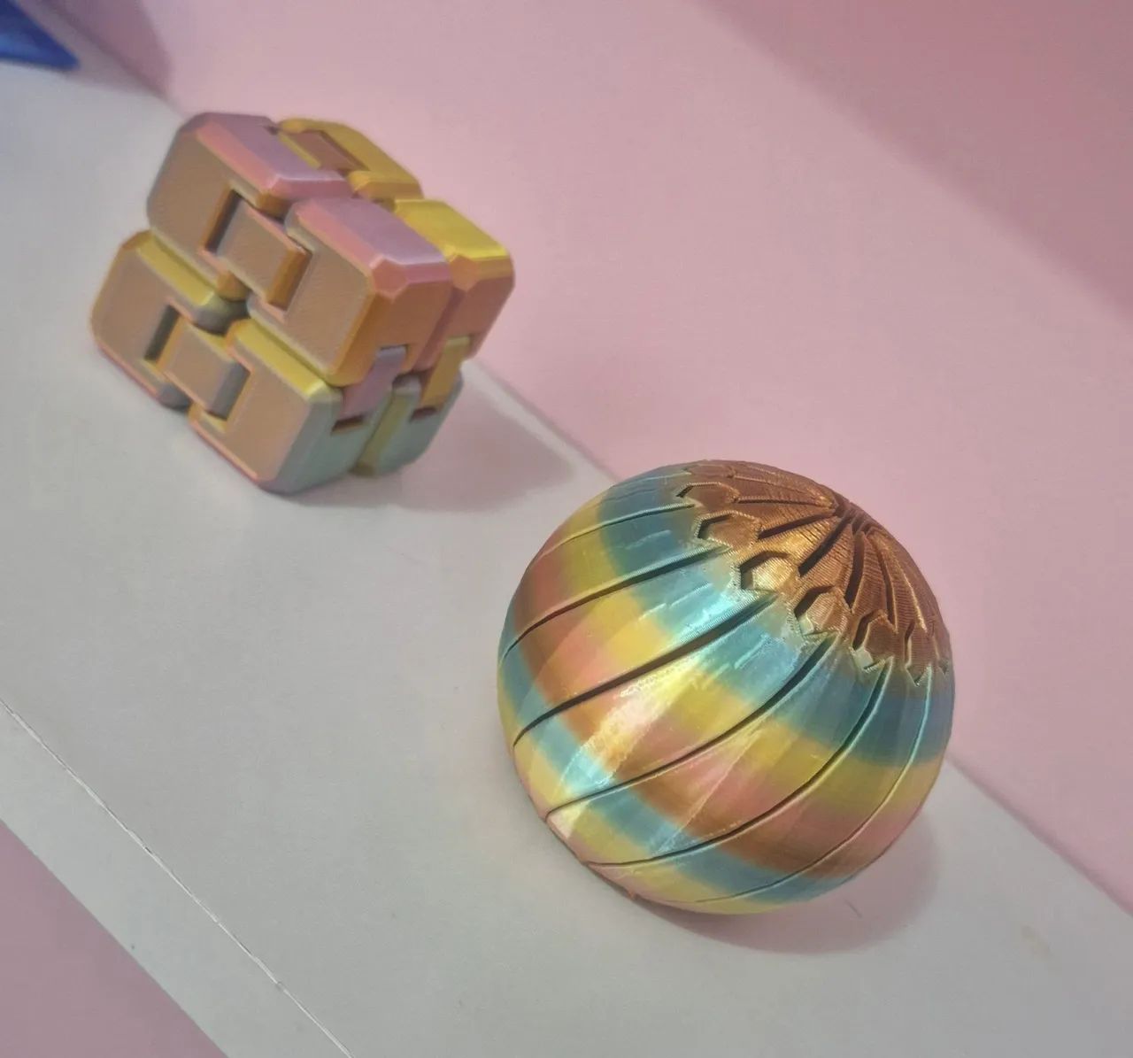 Kit cubo infinito e bola articulada