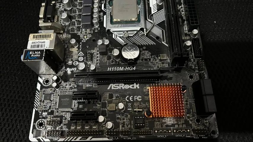Kit Processador Intel Core i3-7100 (7ª Geração) + Placa Mãe ASRock H110M-HG4 - Foto 2