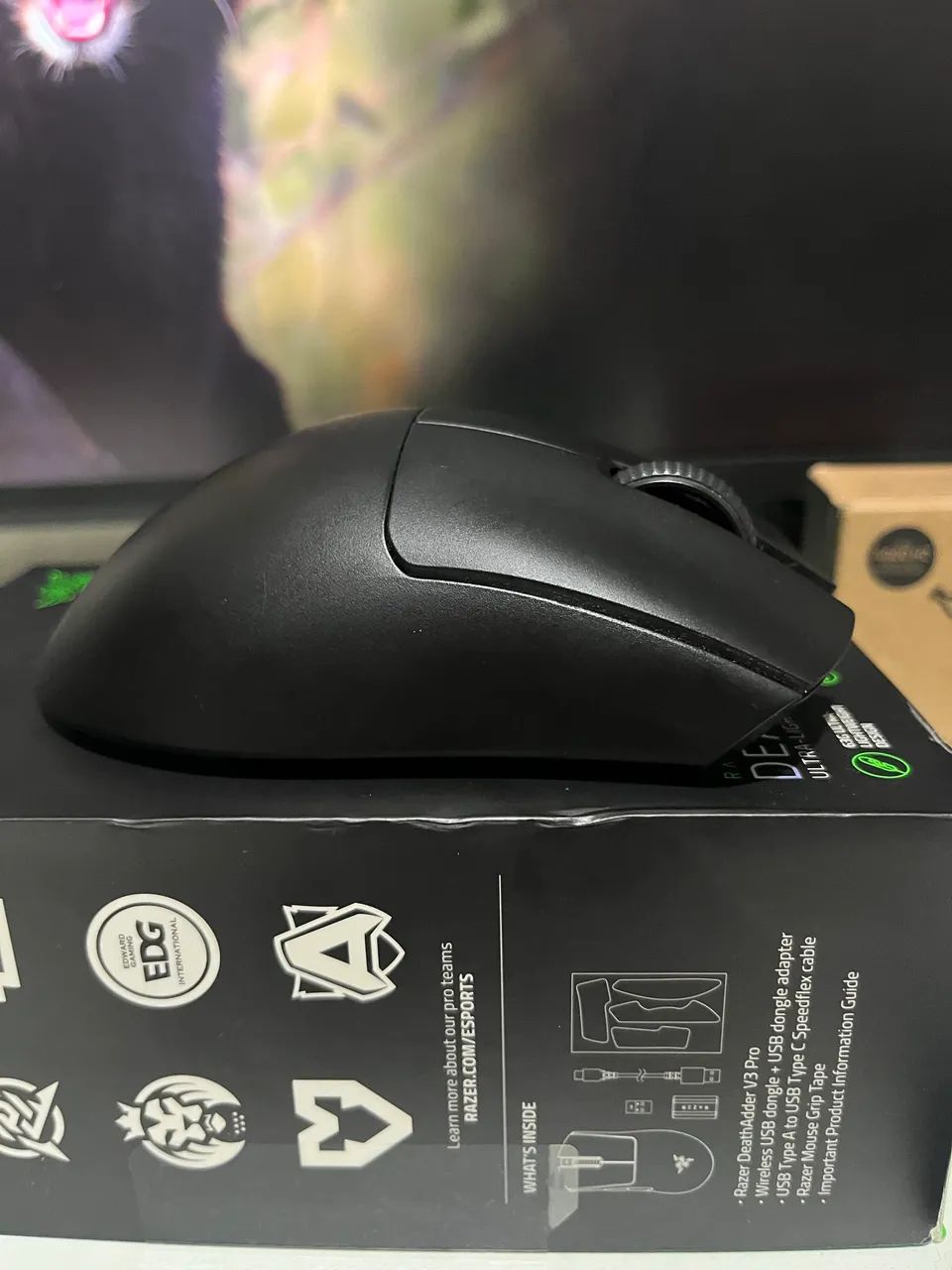 KIT Mouse razer deathadder v3 pro + dongle 8khz - Foto 4