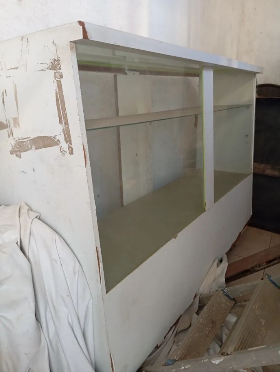 Balcão vitrine Natural para padaria lanchonete 