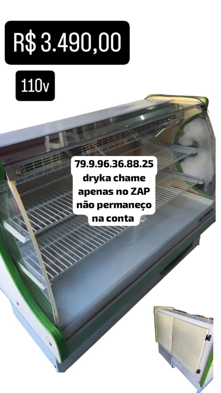 balcão expositor frost free