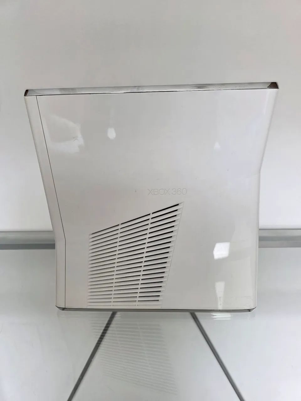 Xbox 360 slim branco ceramic - Foto 3
