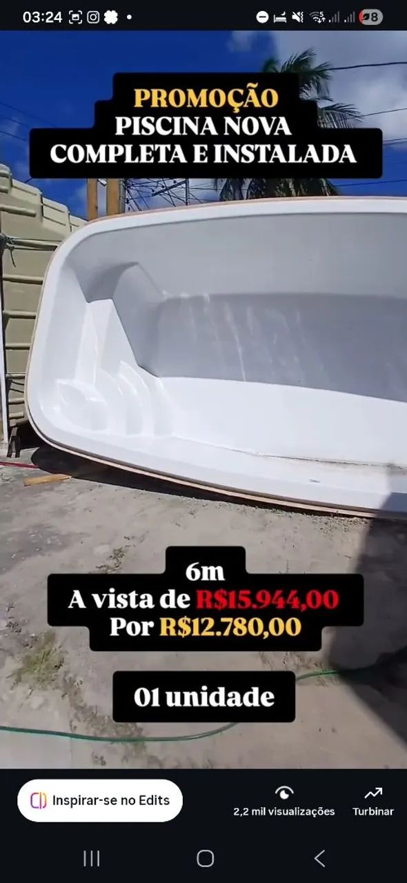 Piscina 7m nova  - Foto 3