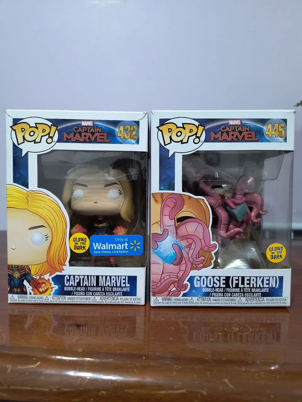 Funko pop Capitã Marvel e Goose Vingadores  - Foto 2