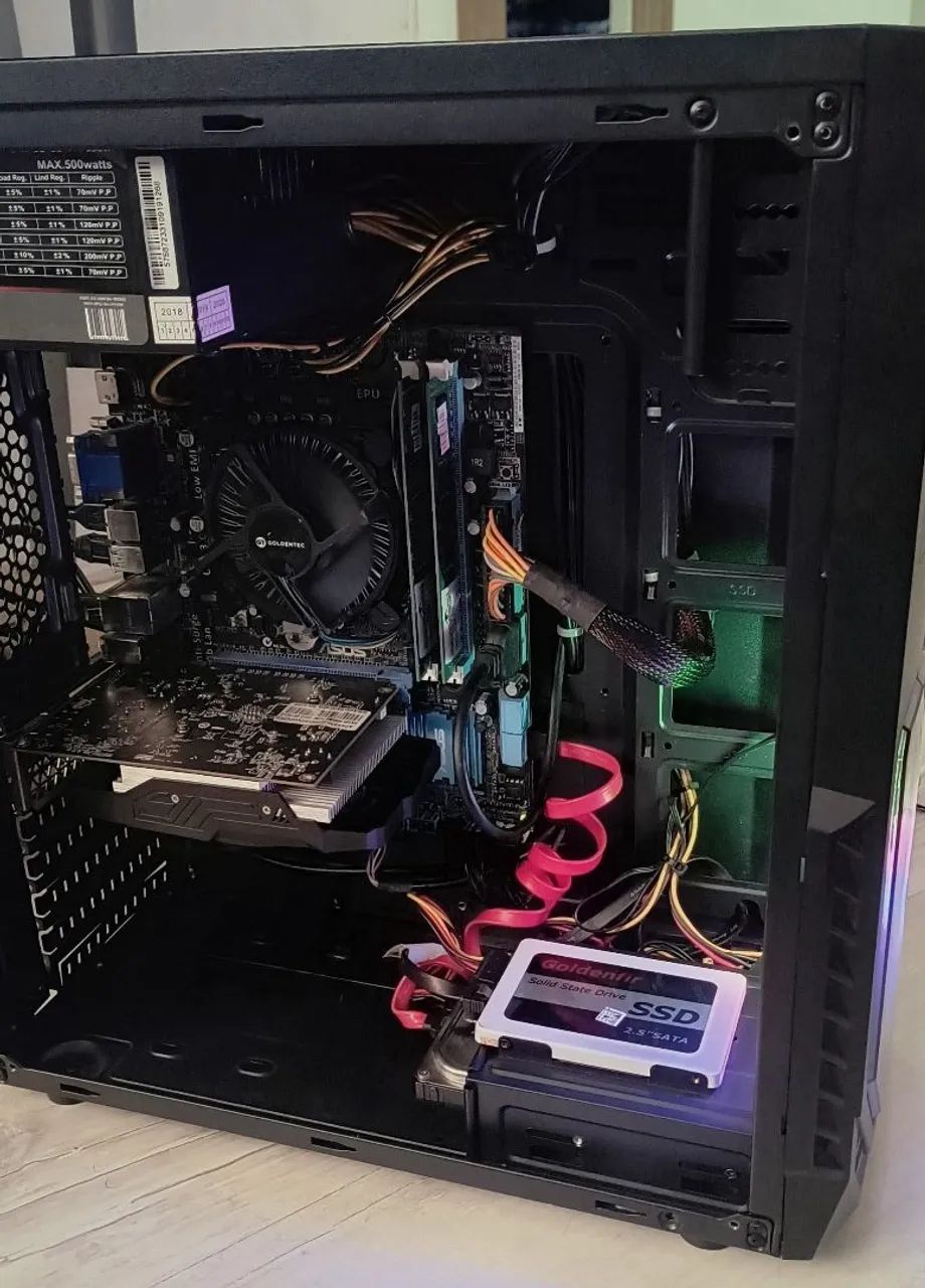 PC Gamer Intel Core i5 + RX550 + Televisão LG - Foto 2