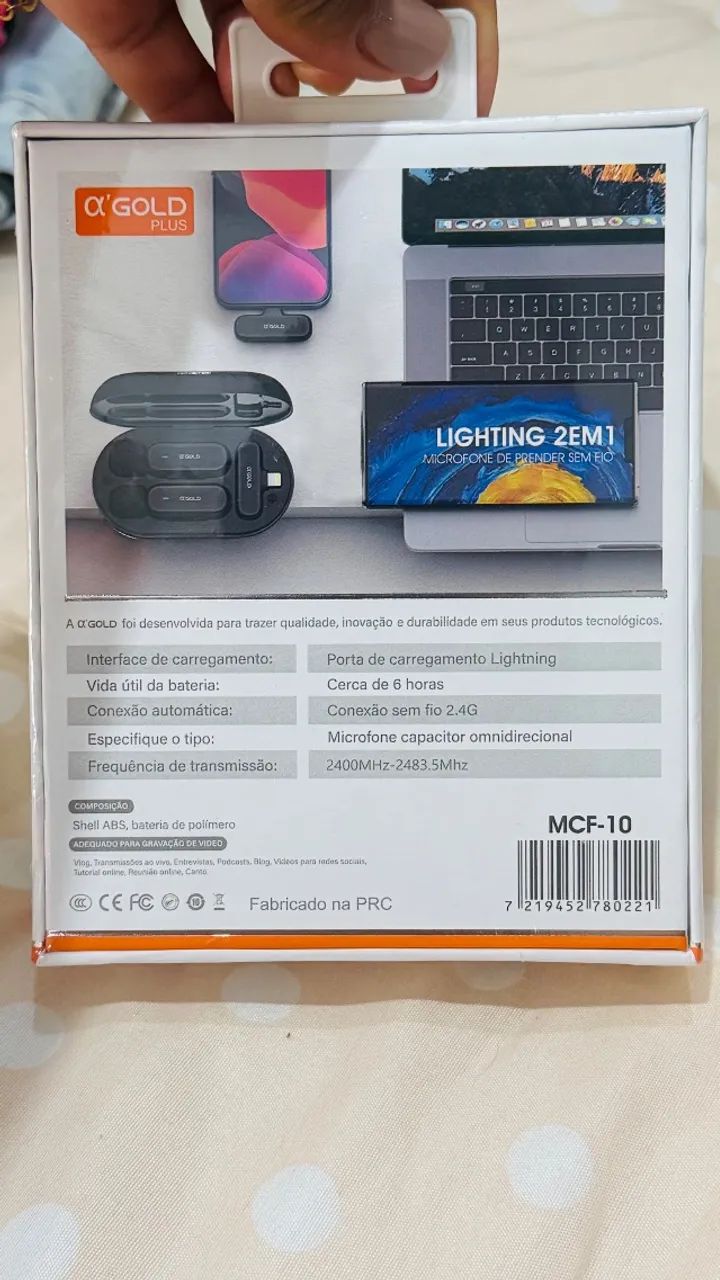 Microfone sem fio para celular - Foto 3