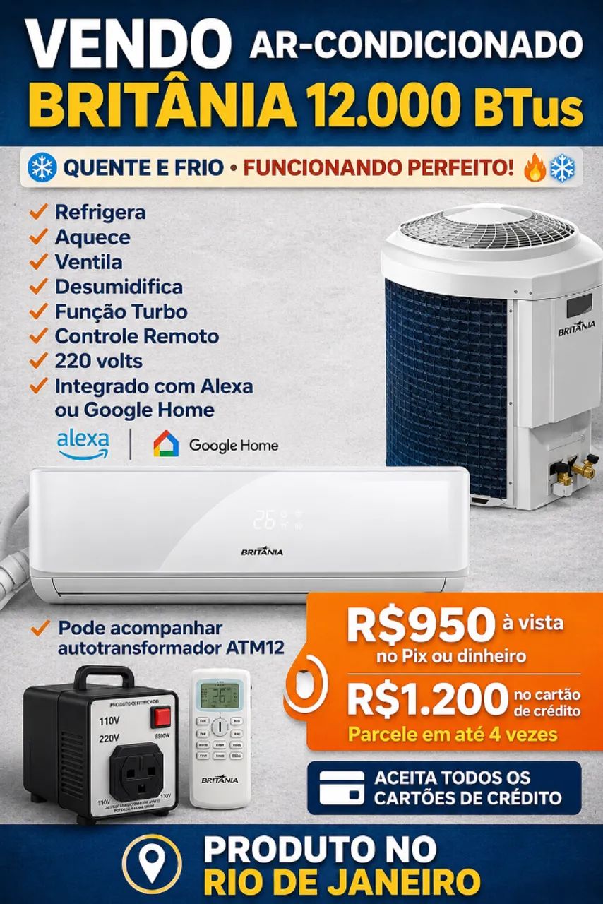 AR condicionado britânia