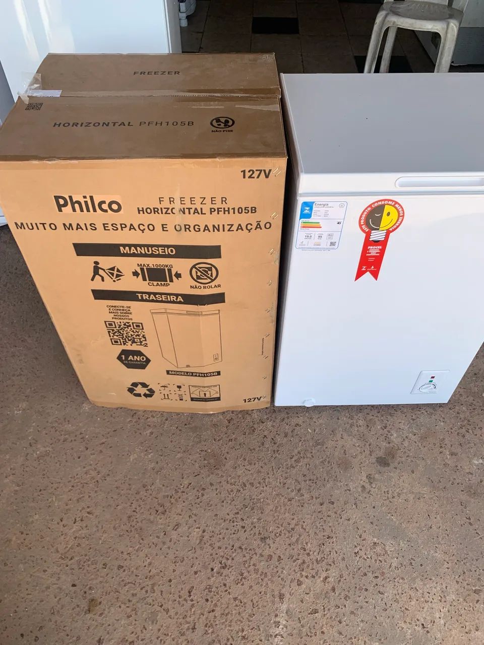 Vendo esse freezer novo na caixa - Foto 4