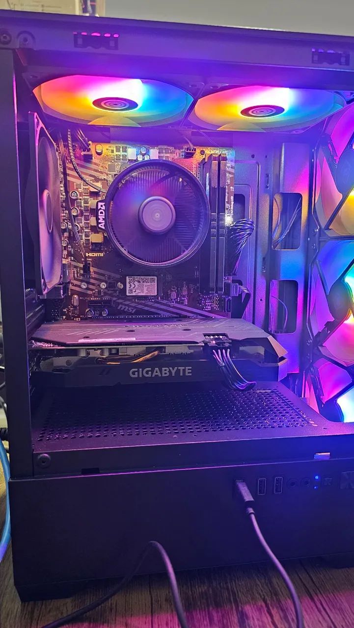 PC gamer GTX 1660 Ryzen 5 3600 16gb RAM - Foto 4