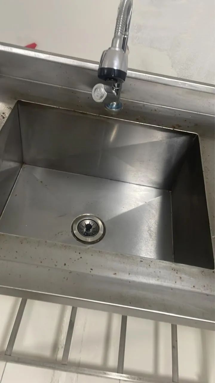 PIA DE AÇO INOX INDUSTRIAL 