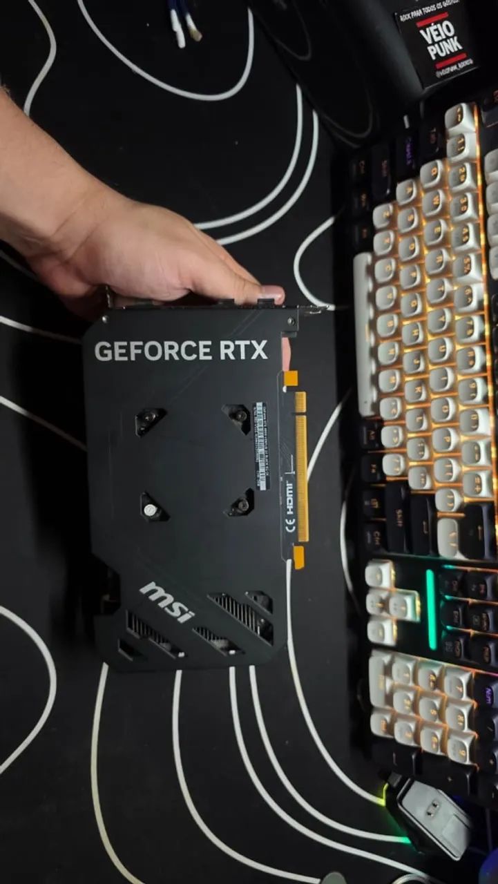 Placa vídeo RTX 4060 Ventus Black - Foto 2