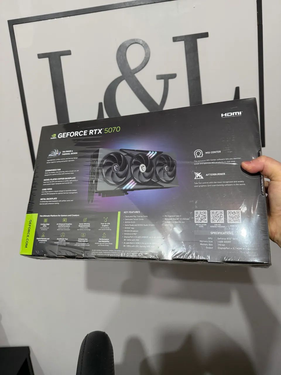 RTX 5070 12GB MSI GAMING TRIO OC (nova) - Foto 2