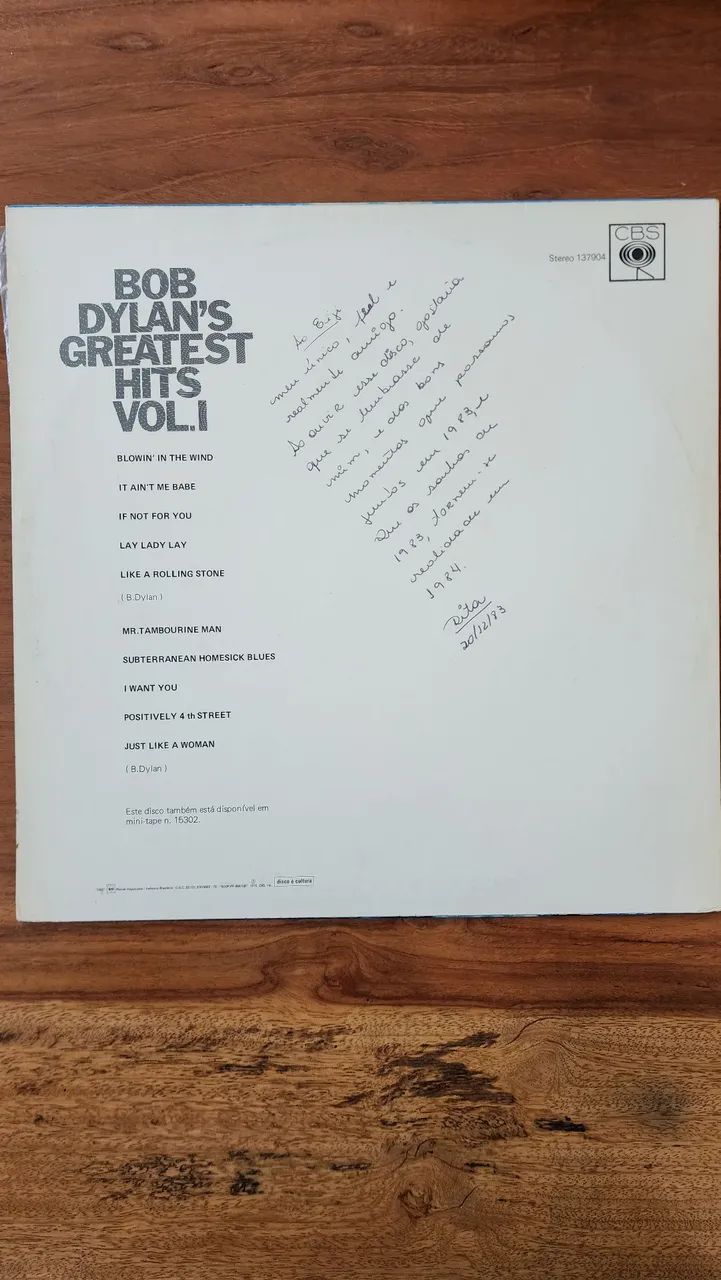 Bob Dylan - Greatest Hits - vol I - CDs, DVDs etc - Perdizes, São