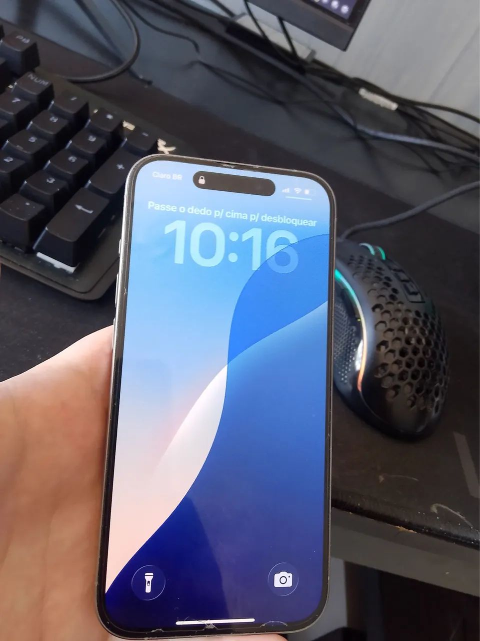Iphone 15 Pro cinza 128gb - Foto 3